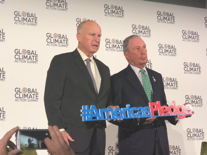 Jerry Brown Mike Bloomberg