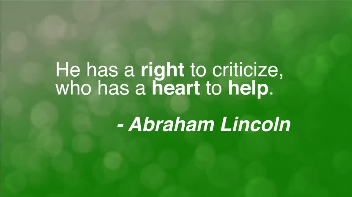 He has a right to criticize