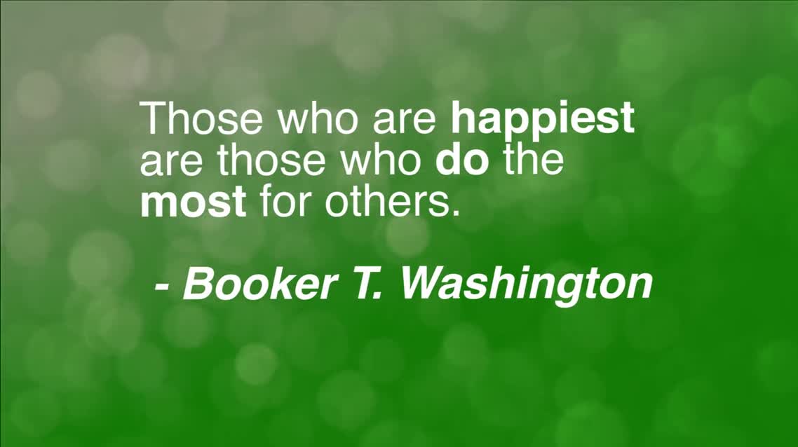 Those who are happiest